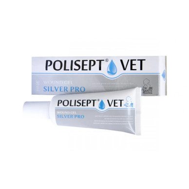 JM Sante Polisept Vet Wound Gel Silver Pro, gel rani caini si pisici, 30 ml